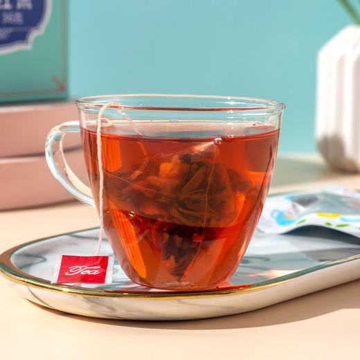 「拍1发2！到手两盒」水果茶蓝莓红茶 单盒12袋装 夏季水果片茶三角茶包调味茶立体茶饮 商品图2