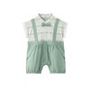 英氏婴儿连体衣23夏季新款男宝短蛤衣假2件短哈衣爬服YRHBJ2P231A 商品缩略图5
