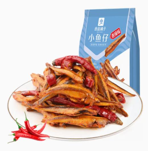 良品铺子竹篓鱼仔香辣味105g（6932588540842） 商品图0