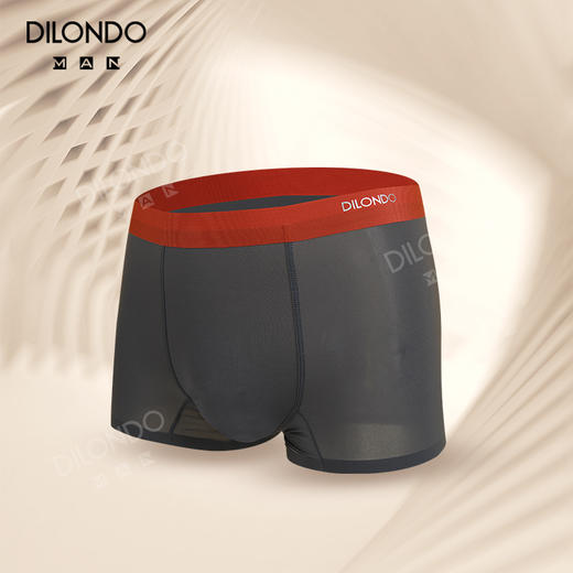 迪兰多 60支冰丝棉舒适高弹舒适透气撞色边男士内裤 22903701 商品图5