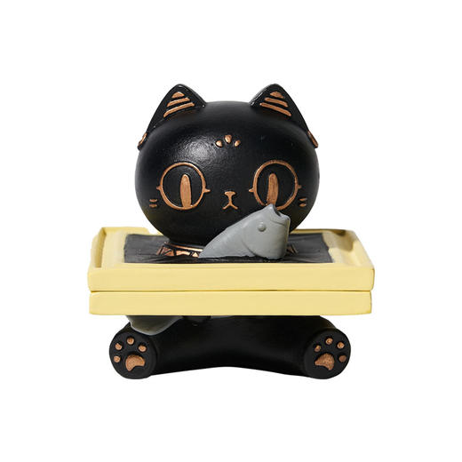 大英博物馆盖亚·安德森猫和她的朋友们系列 巴斯特摸鱼立体冰箱贴 商品图4