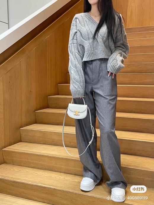 𝐜𝐞𝐥𝐢𝐧.𝐞 2023春季限定手提马鞍包 〰️白色 商品图2