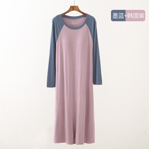 春夏新款莫代尔睡裙宽松家居服 YHH 商品图6