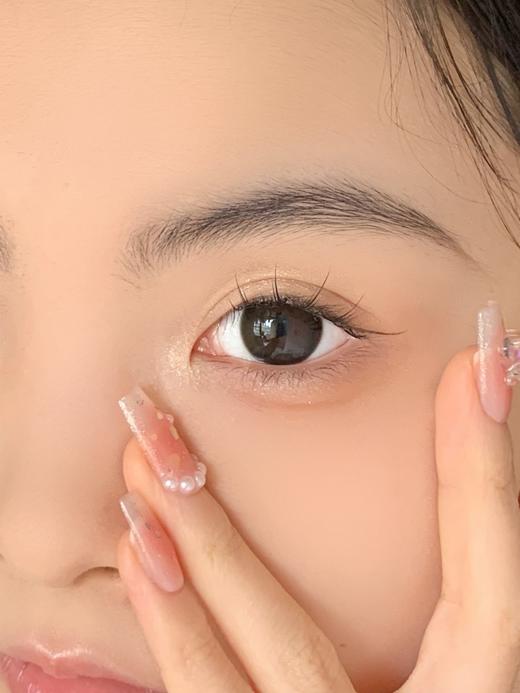 kikicon 月抛 雪顶爆珠 黑 14.5mm 2片装 含硅水凝胶 商品图5