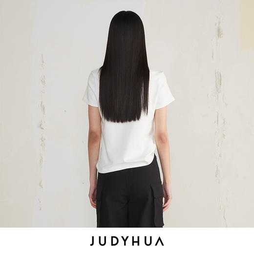JUDYHUA 炸毛猫设计款T恤 商品图2