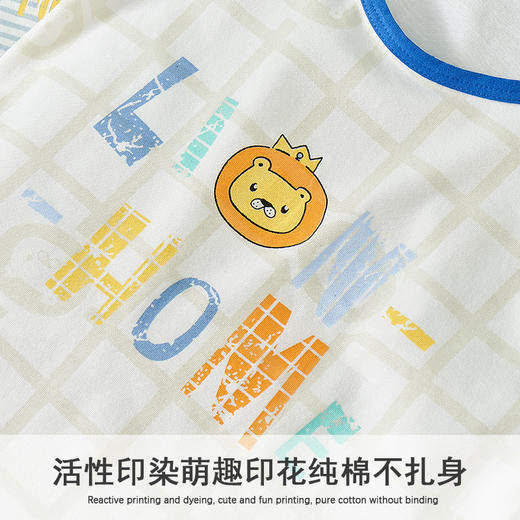 儿童背心男童春秋内穿夏季纯棉薄款小男孩宝宝内衣外穿中大童无袖_HLY 商品图3