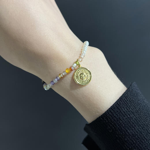 北京仓｜Barbóra-Sun Rainbow-珍珠 锆石 手链［希腊设计师] 商品图1