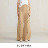 JUDYHUA 口袋设计款工装直筒裤 商品缩略图0