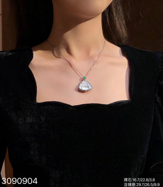 3090904，玻璃佛公吊坠。具体价格微信咨询 商品图4