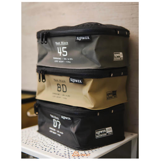 SLOWER 带拉链网布盖收纳筐（S） 商品图0