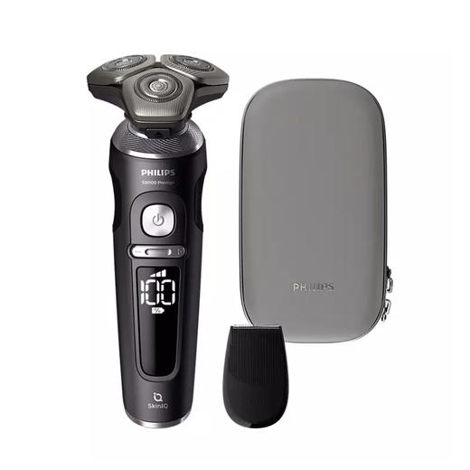 PHILIPS飞利浦奢享系列SkinIQ肌能感应水感舒适剃须刀（SP9830/12） 商品图0