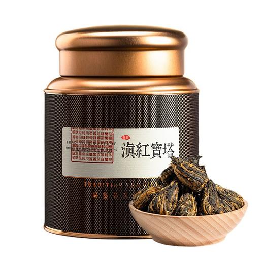 「滇红宝塔！铁罐装」云南凤庆滇红茶叶古树红茶蜜香型礼盒装茶饮 商品图3