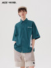 YKYB 23SS斜纹梭织撞色印花短袖衬衫男女廓形宽松休闲外套上衣 商品缩略图2
