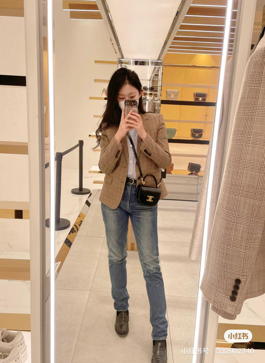 𝐜𝐞𝐥𝐢𝐧.𝐞 2023春季限定手提马鞍包 〰️黑色 商品图2