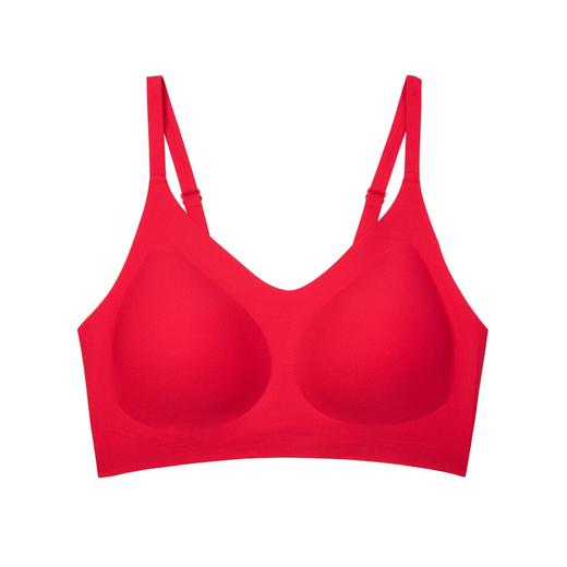 【宛如没穿内衣般舒适】高弹贴身无尺码日系乳胶舒适吊带内衣女无钢圈运动背心式文胸 商品图4