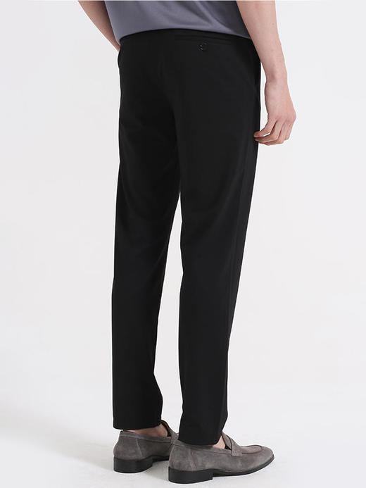 callisto黑色锦纶混纺休闲裤 SSCPW072C 商品图2