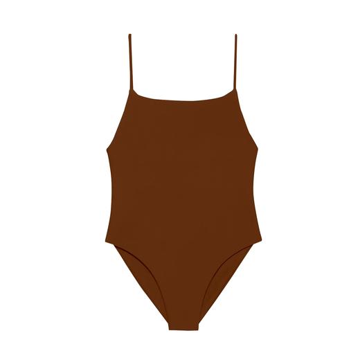JADE Swim - Trophy One Piece-MOCHA SHEEN - 女装连体泳衣 - 褐色 商品图0