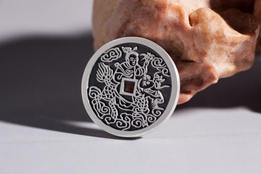 矩德泉坊 纯银手作   喜得麟儿（2.8厘米版）521 商品图8