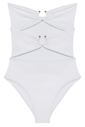 JADE Swim - Ella One Piece-WHITE - 女装连体泳衣 - 白色