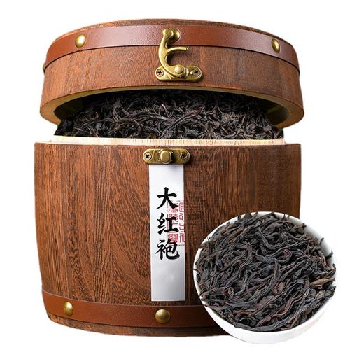 「大红袍木桶礼盒装」岩茶大红袍茶叶福建乌龙茶木桶礼盒装春节送礼团购礼品茶饮 商品图4