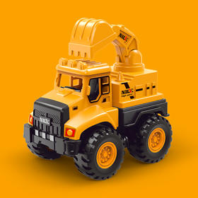 Z1482 儿童挖土机 惯性仿真工程车-挖掘机