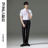 PINLI品立2023夏季新款纯色商务短袖衬衫竹纤维男士上衣休闲衬衣GD232113293——GDV232113293 商品缩略图2
