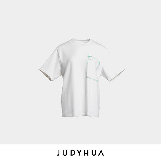 JUDYHUA 口袋印染线条设计款T恤 商品图3