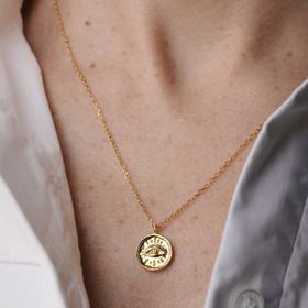 北京仓｜ Monsieur-Joseph-守护 雕刻徽章 项链（小号）［法国设计师］