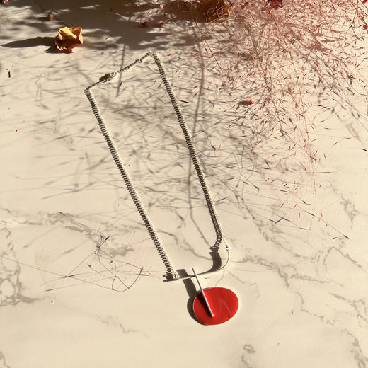 北京仓｜Joidart-MIRÓ-红色 珐琅 项链［西班牙设计师］ 商品图2