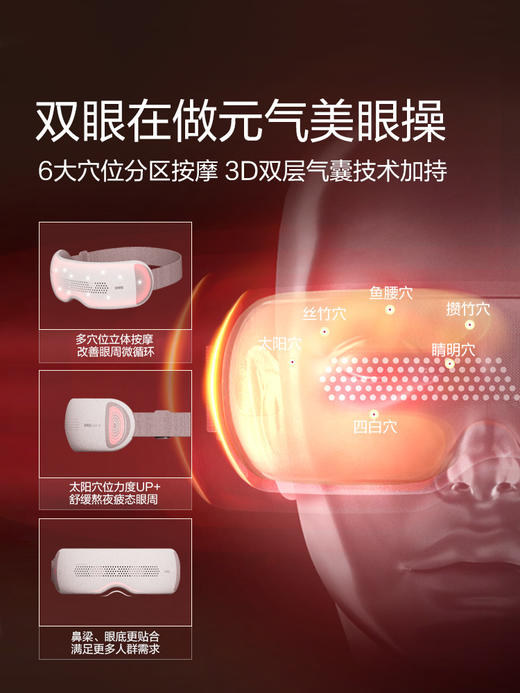 【母亲节礼物】倍轻松SeeX2pro眼部按摩器缓解眼疲劳护眼仪 商品图4