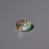 清代翡翠戒面“长富贵”金戒指 商品缩略图4