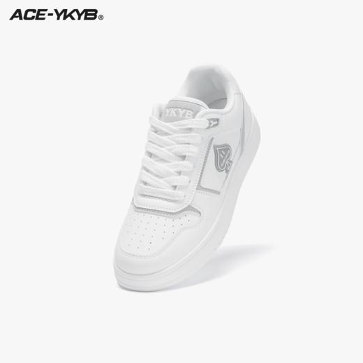 YKYB拼色厚底系带休闲运动鞋白色板鞋黄子韬百搭街头男鞋子潮鞋 商品图0
