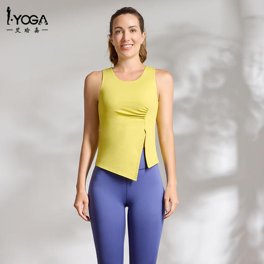 IYOGA 艾瑜嘉新款瑜伽运动背心带胸垫     B061 商品图1