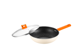 【团购展示】DESLON锦“橙”精铁不粘炒锅DFS-C936