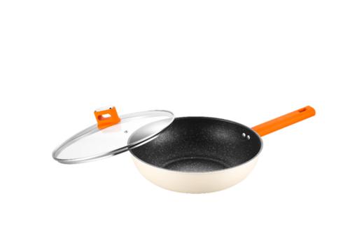 【团购展示】DESLON锦“橙”精铁不粘炒锅DFS-C936 商品图0