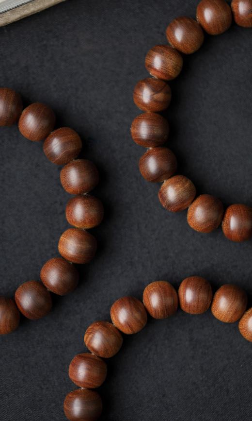 【青山特惠】10*11mm 沉水级黑肉印度迈索尔正区老山檀手串 L2 商品图2