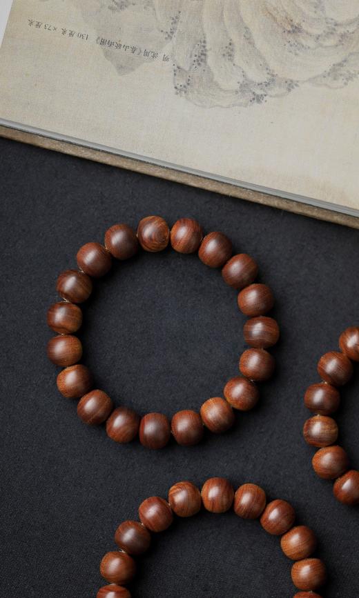 【青山特惠】10*11mm 沉水级黑肉印度迈索尔正区老山檀手串 L2 商品图1