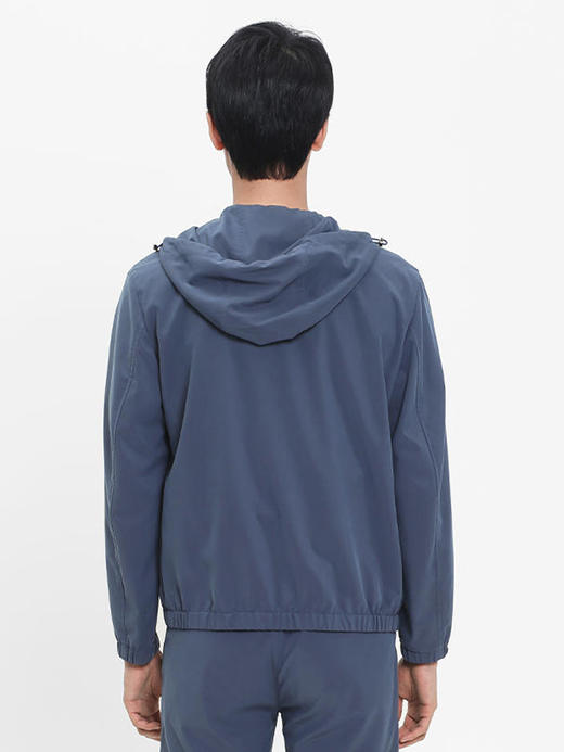 callisto蓝色砂洗亲肤莫代尔连帽夹克  SRFEJ096Y 商品图2