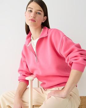 Jcrew轻奢牌 女士半拉链领卫衣 原价1000+，现在只要￥450直邮到手！