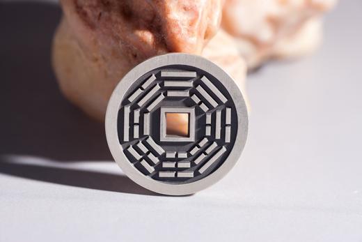 矩德泉坊 纯银手作  天官赐福背八卦（2.9厘米版）gq220300525 商品图7