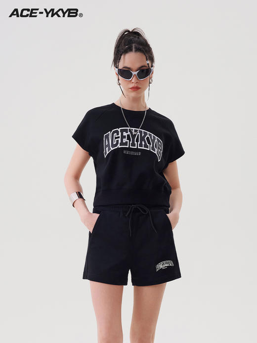 YKYB 23SS双色背心套装320g毛圈面料百搭休闲运动两件套夏季女 商品图2