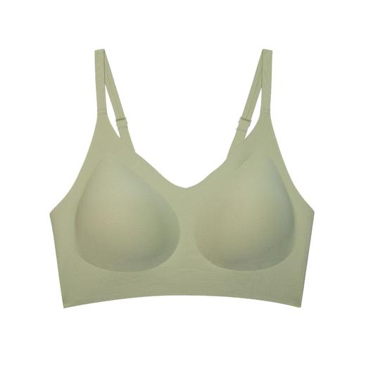 【宛如没穿内衣般舒适】高弹贴身无尺码日系乳胶舒适吊带内衣女无钢圈运动背心式文胸 商品图9