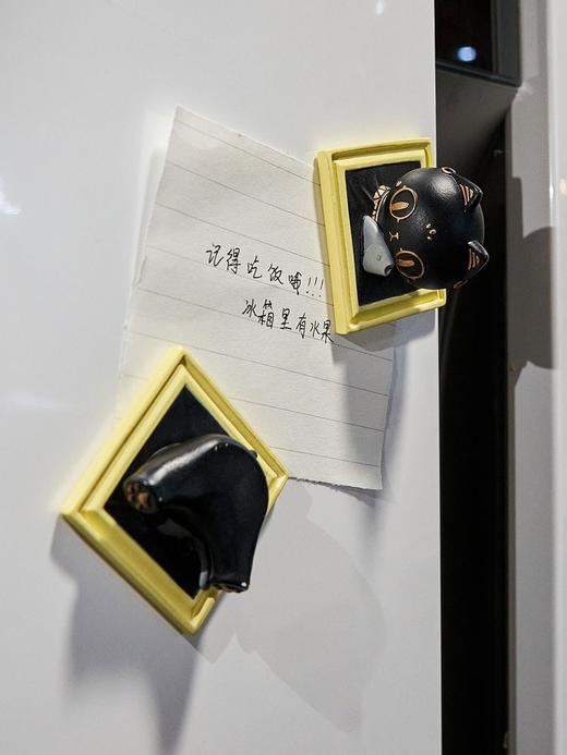 大英博物馆盖亚·安德森猫和她的朋友们系列 巴斯特摸鱼立体冰箱贴 商品图2