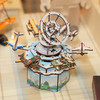 同趣 天空轨迹拼装八音盒 太空 生日礼物 商品缩略图1