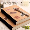 开学季福利！【2本装 送贴纸】小红书同款超厚复古笔记本送ins贴纸高颜值可diy空白横线牛皮本子 商品缩略图0