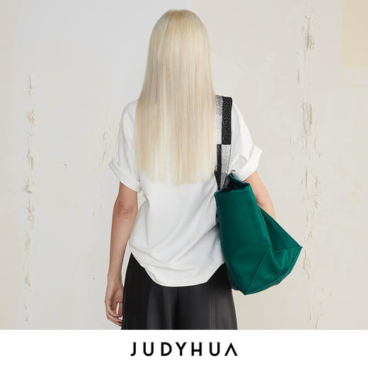 JUDYHUA 口袋印染线条设计款T恤 商品图2