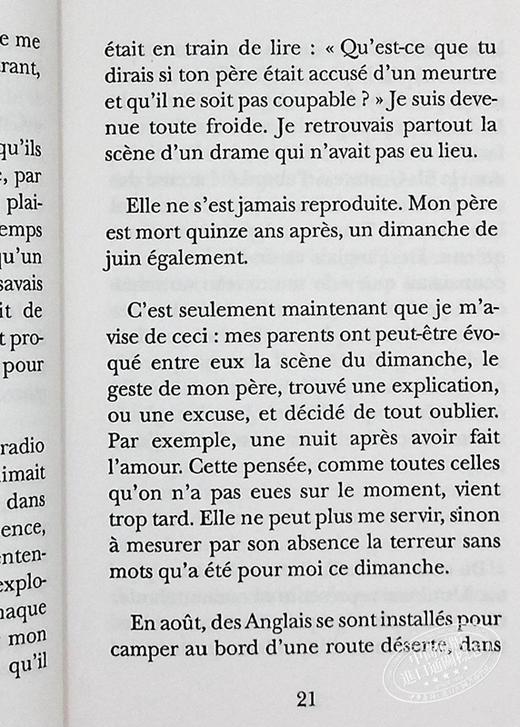 【中商原版】诺贝尔文学奖得主 安妮埃尔诺代表作 羞耻 羞愧 法文原版 La Honte Shame法文版 Annie Ernaux 商品图7