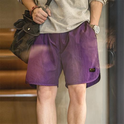 工装优选 美式复古尼龙速干短裤薄款透气直筒运动篮球五分裤男夏 商品图3