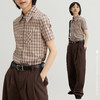 CryingCenter 可盐可甜的法式简约复古千禧格子衬衫 哭喊中心 商品缩略图0