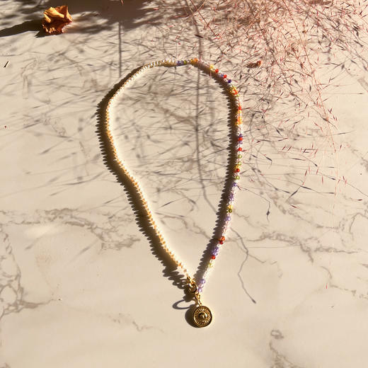 北京仓｜Barbóra-Sun Rainbow-珍珠 锆石 项链［希腊设计师] 商品图2